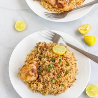 Mediterranean One Pot Chicken and Rice | One Pot Dinner Recipe