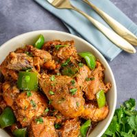 Garlic Pepper Chicken | Heathier Chicken Curry with Less Oil