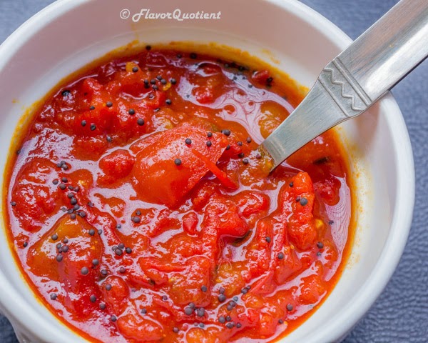 Bengali Tomato Chutney | Flavor Quotient | Tomato chutney is an authentic condiment for complimenting spicy and flavorful Indian dishes to balance the wholesome flavors of the entire meal!