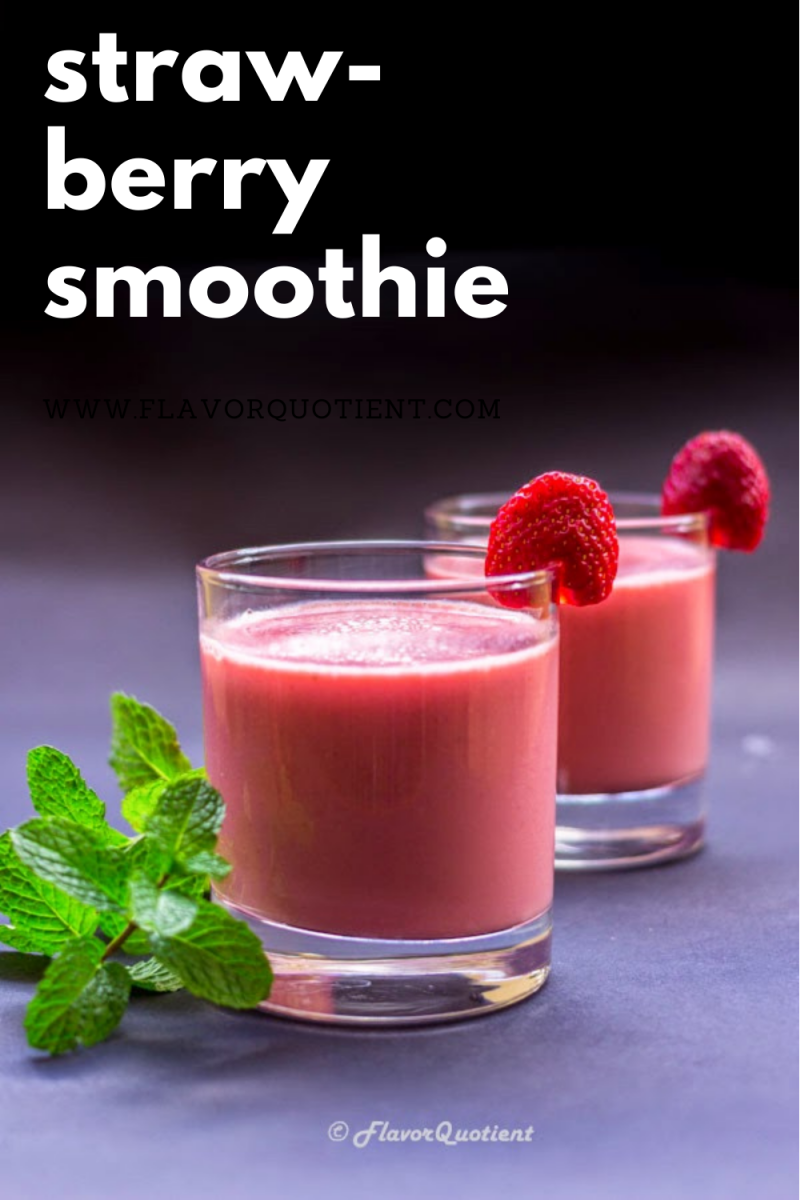Smoothies are kids’ delight; but trust me you don’t have to be a kid to enjoy this creamy and delicious and oh-so-good strawberry smoothie! Give your breakfast a healthy kick with this creamy & delightful strawberry smoothie! | strawberry smoothie recipe | healthy strawberry smoothie | banana strawberry smoothie | strawberry smoothie simple recipe | mango strawberry smoothie | easy strawberry smoothie | strawberry smoothie recipe with yogurt