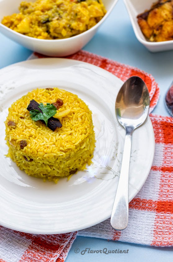Classic Indian Sweet Rice Pilaf | Flavor Quotient | The nutty and sweet rice pilaf turned out to be the most loved dish during the last Diwali. This delicious sweet rice pilaf is best accompanied with a spicy Indian curry!