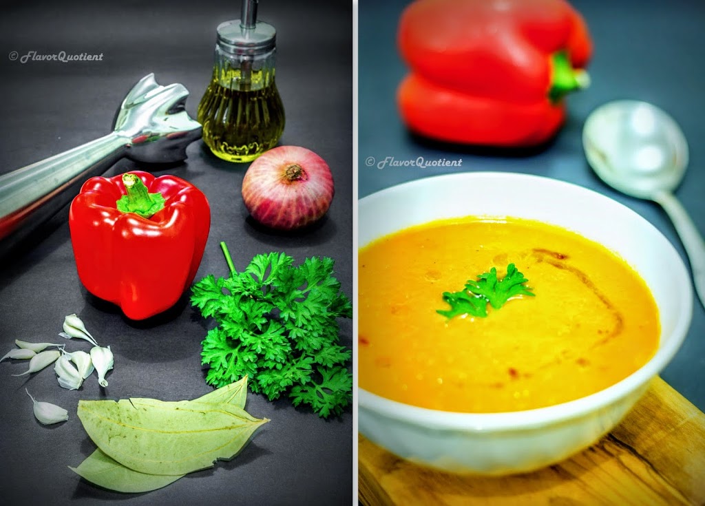 roasted red bell pepper soup