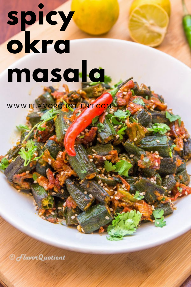 The spicy bhindi masala is all you need to satiate your craving for this humble veggie! Learn how to make the Indian style bhindi masala from this easy recipe. The authentic Indian bhindi masala is spicy but can be customized to your liking. | bhindi masala recipe | bhindi masala recipe Indian style | Punjabi bhindi masala | how to make bhindi masala | easy bhindi masala recipe | bhindi masala dry