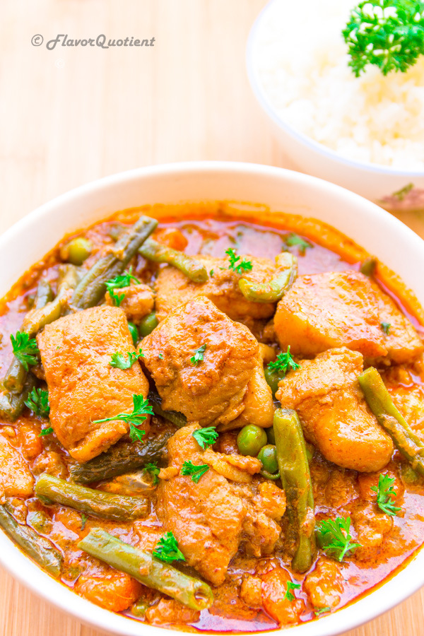 Thai Red Fish Curry | Flavor Quotient | Experience the best & freshest Thai flavors with this Thai red fish curry that has all Thai flavors amalgamated in one bowl along with succulent cubes of fish & array of veggies!