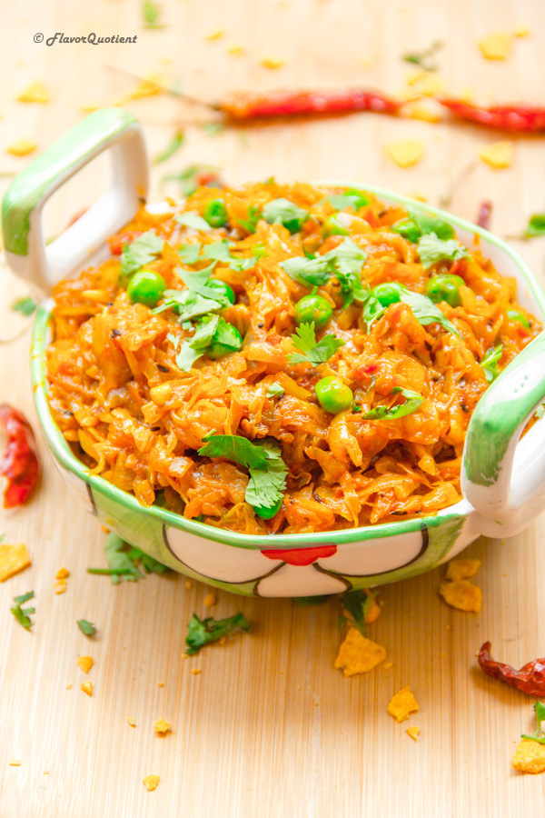 Spicy Cabbage Masala