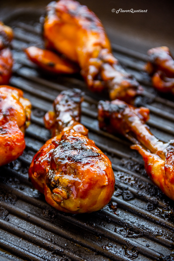Barbecue Chicken Drumsticks in Homemade Barbecue Sauce – Flavor Quotient: The classic barbecue chicken turns out best with the homemade barbecue sauce and this hassle-free method will guarantee perfectly charred yet succulent barbecue chicken every time!