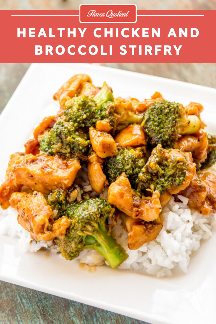 Healthy Chicken & Broccoli Stir Fry | Flavor Quotient | This quick and easy chicken & broccoli stir fry is a super meal in itself. It is an absolute win-win recipe with a high deliciousness quotient!