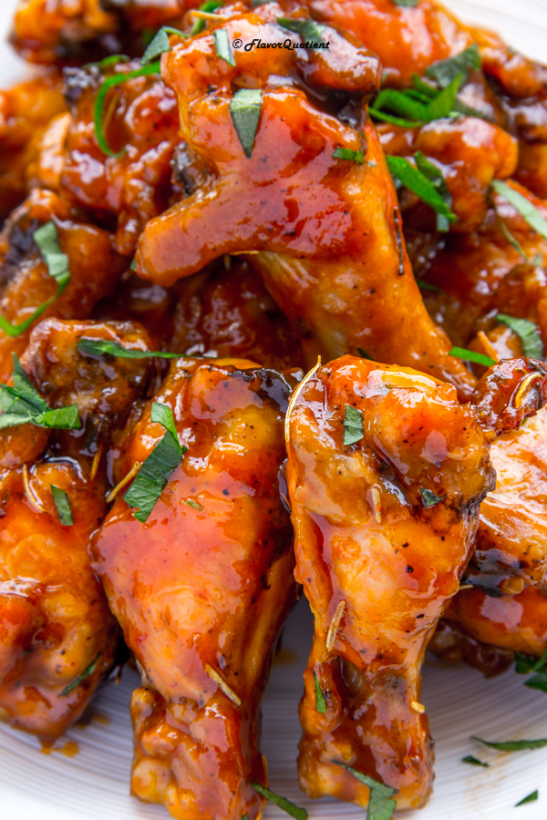 Baked Buffalo Chicken Wings – Flavor Quotient : These Buffalo chicken wings need no introduction! They are amazingly tasty and unbelievably easy at the same time and sure to be a show-stopper at your next party!