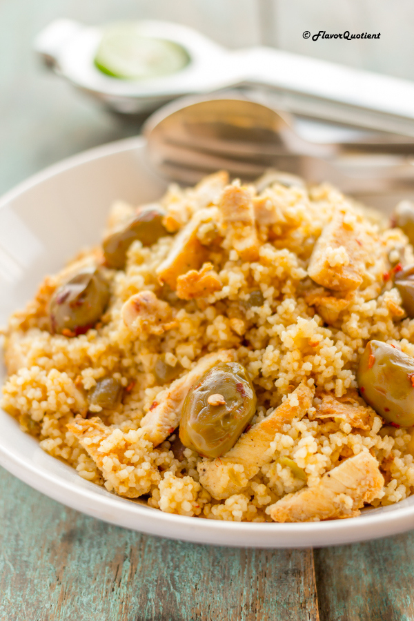 Chicken Couscous with Olives