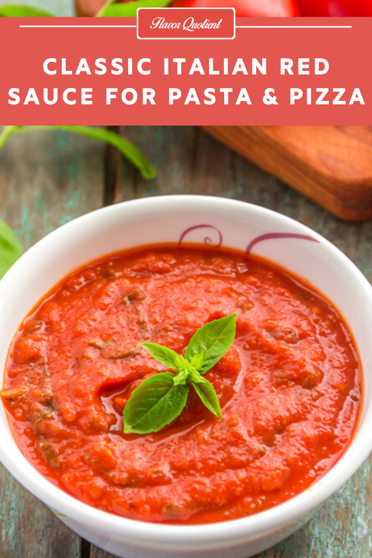 How to make Marinara Sauce | Flavor Quotient | Your search for the classic Italian red pasta sauce aka marinara sauce ends here! This classic marinara sauce is a perfect all-rounder – toss your pasta or top your pizza with it and you are gonna love it!