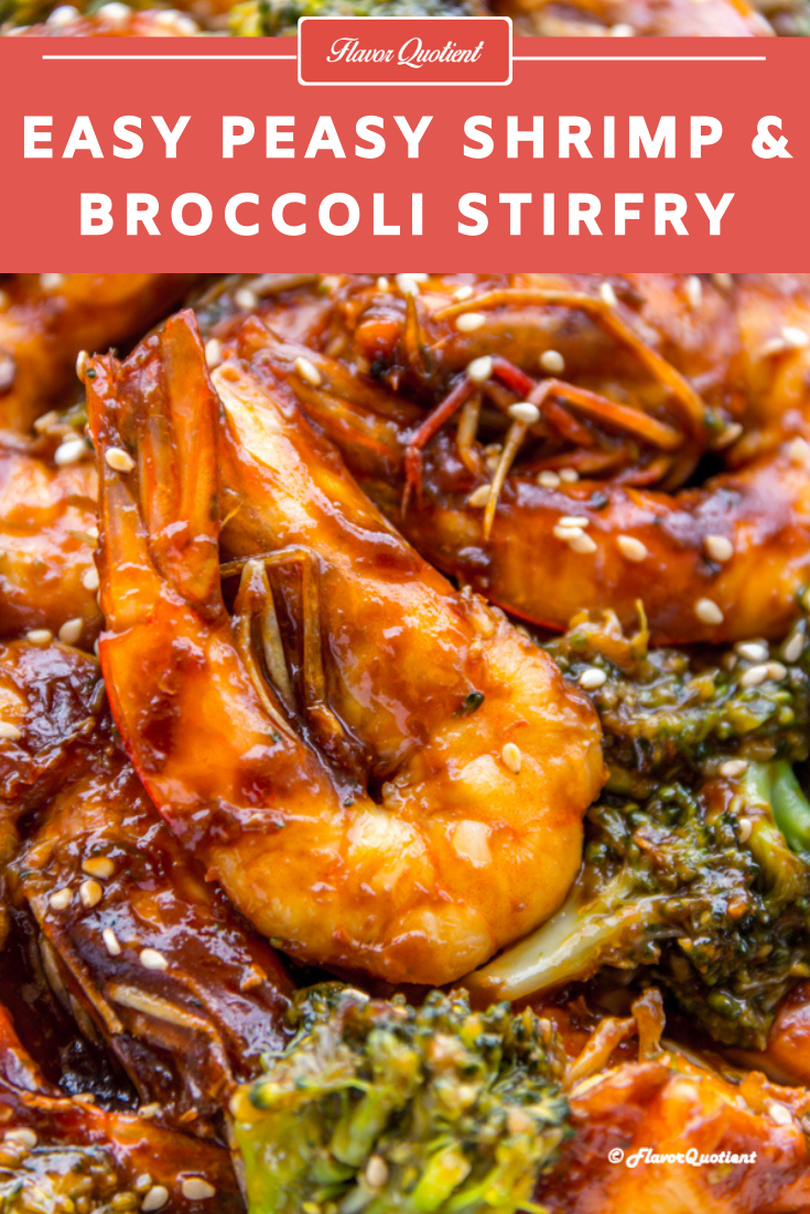 Easy Peasy Broccoli and Shrimp Stir Fry | Flavor Quotient | The simplest and tastiest broccoli and shrimp stir-fry recipe is here to rock! My favorite shrimps are teamed up with healthy broccoli to take you to a pleasurable culinary journey!
