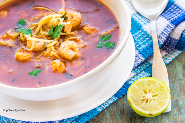 Thai Hot & Sour Prawn Noodle Soup