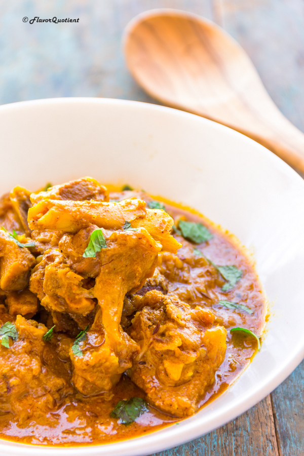Spicy Indian Lamb Curry | Flavor Quotient | You could forgive me for my interrupted occurrences because I have brought this super awesome Indian lamb curry in the traditional dhaba style only for you!