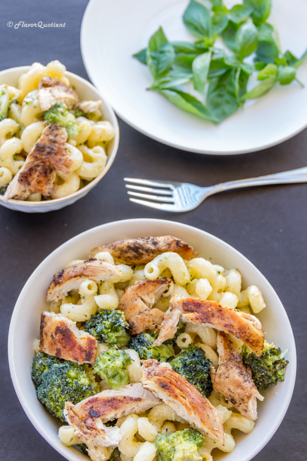 Broccoli and Chicken Pasta with White Sauce | Flavor Quotient | An easy yet flavor loaded broccoli & chicken pasta with white sauce is my favorite go-to pasta dish when it comes to fuss-free yet delicious meals.