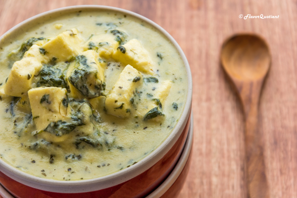 Methi Malai Paneer | Flavor Quotient | Methi malai paneer, a luscious creamy paneer curry flavored with methi leaves is absolutely mind-blowing especially if you are not a dedicated spicy-food-lover!