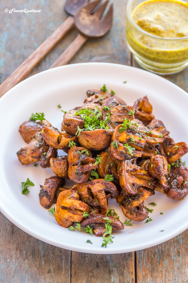 Easy & Spicy Grilled Mushrooms *Video Recipe* | Flavor Quotient | These grilled mushrooms are so delicious that you won’t be able to believe it can be turned out so fast!