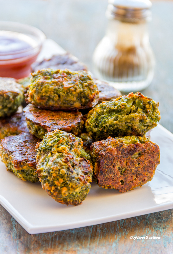Broccoli Tater Tots | Flavor Quotient | The scrumptious broccoli tater tots is a clever twist on the regular tater tots making it way more healthy and guilt-free!