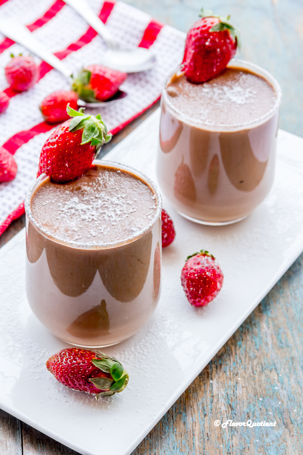 Yummy Chocolate Mousse | Flavor Quotient | Enjoy this Valentine’s Day with this rich and decadent chocolate mousse! Only a little effort and you will make the world’s best chocolate mousse ever in your own comfy home!