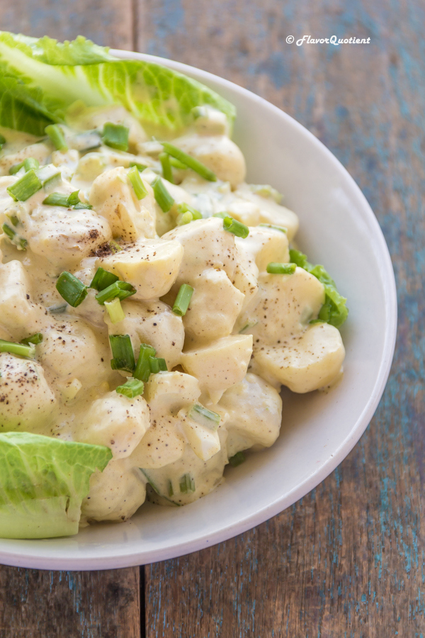Creamy Potato Salad *Video Recipe* | This creamy potato salad is my take on the classic which turned out to be perfect to my liking! It’s a very customizable potato salad which makes it the best fitted side for your favorite roast chicken!