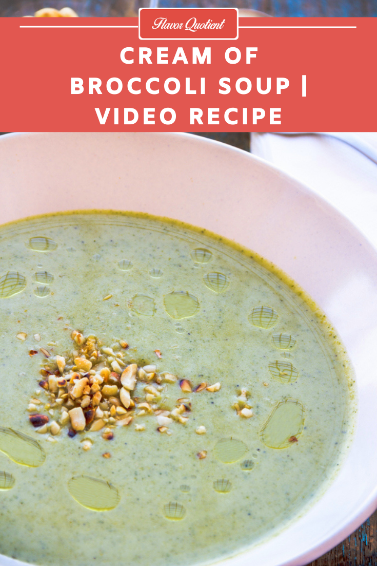 Cream of Broccoli Soup | Flavor Quotient | The cream of broccoli soup with some crusty breads is a hearty one-pot no-fuss meal for that chilling night indoors when only thing you want to do is to laze on your couch!