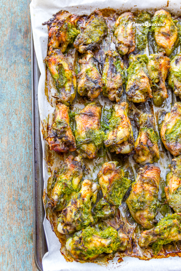 Ginger scallion Grilled Chicken Wings