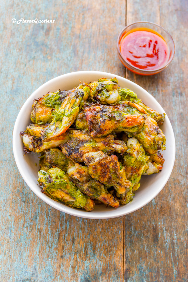 Ginger scallion Grilled Chicken Wings