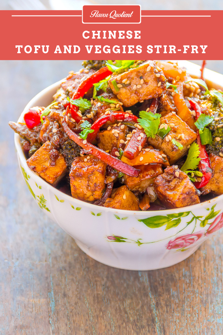 Chinese Stir Fried Tofu | Flavor Quotient | For all the tofu lovers, here is my quick & easy Chinese stir fried tofu recipe! It’s the perfect weeknight meal or take away lunch which is not only tasty but packed with balanced nutrition!