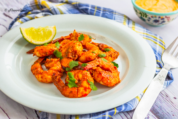 Thai Spiced Barbecue Shrimp | Flavor Quotient | The Thai spiced barbecue shrimp is a terrific twist on the regular grilled shrimps and thanks to its addictive Thai flavor, you can’t ever have enough of this!