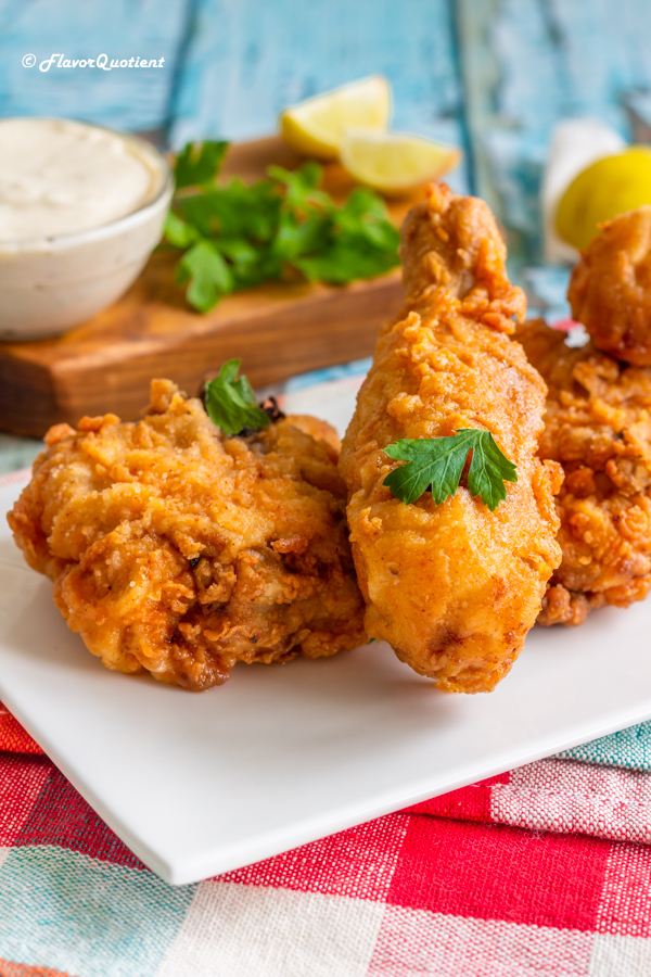 Best Ever Fried Chicken| Flavor Quotient | Today’s spicy crispy fried chicken is the most addictive fried chicken I have ever made. What’s more – it’s the easiest one too!