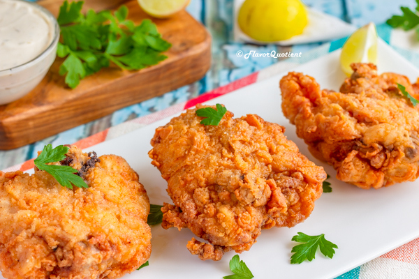Best Ever Fried Chicken| Flavor Quotient | Today’s spicy crispy fried chicken is the most addictive fried chicken I have ever made. What’s more – it’s the easiest one too!