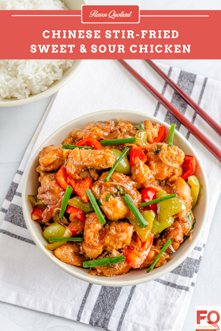 Chinese Sweet and Sour Chicken | Flavor Quotient | The Asian inspired sweet and sour chicken with perfect balance of sweetness and tartness is my ultimate go-to dish on a busy weeknight!