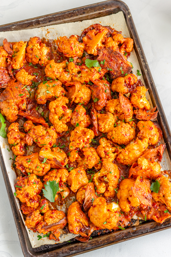Roasted Cauliflower Wings | Flavor Quotient | These roasted vegan cauliflower wings are the perfect substitute to the good old chicken wings for all my vegan readers out there!