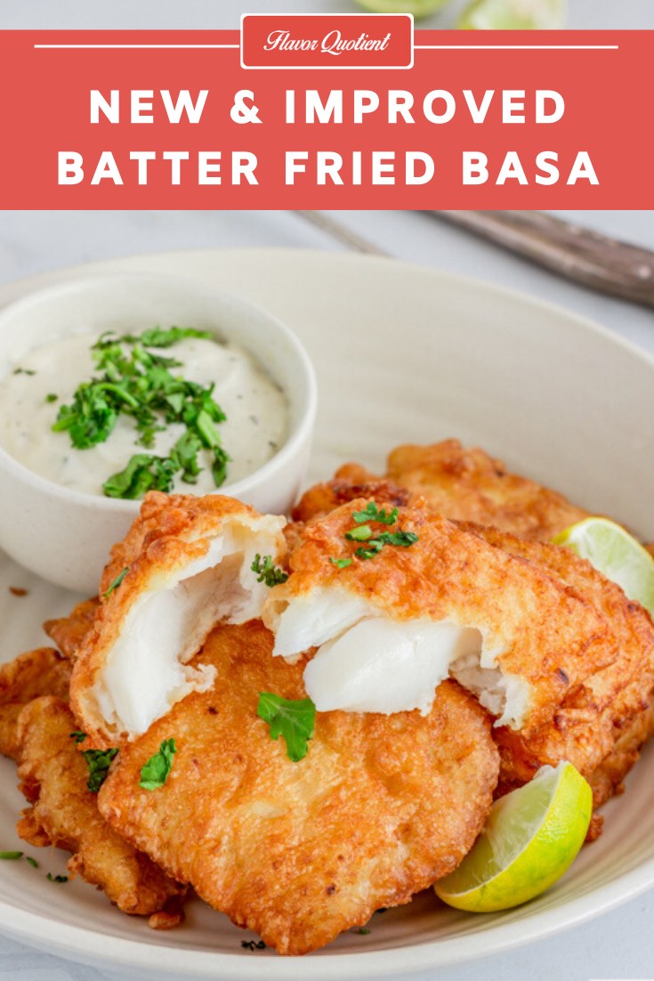 New & Improved Batter Fried Basa | Flavor Quotient | The most popular recipe of my blog, batter fried basa, got an all-new makeover today and became even more delish and more addictive!