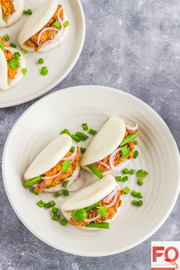 Classic Chinese Bao buns with crispy fried chicken – the ultimate showstopper! Sharing my fail-proof recipe of this stunner called bao buns stuffed with crispy chicken drizzled with spicy mayo! | bao buns recipe | Chinese bao buns | Recipe how to make bao buns | bao buns filling | Steamed bao buns | Chicken bao buns | How to make bao buns | Homemade bao buns | crispy chicken bao buns | bao buns filling recipe | korean chicken bao buns | Taiwanese burger