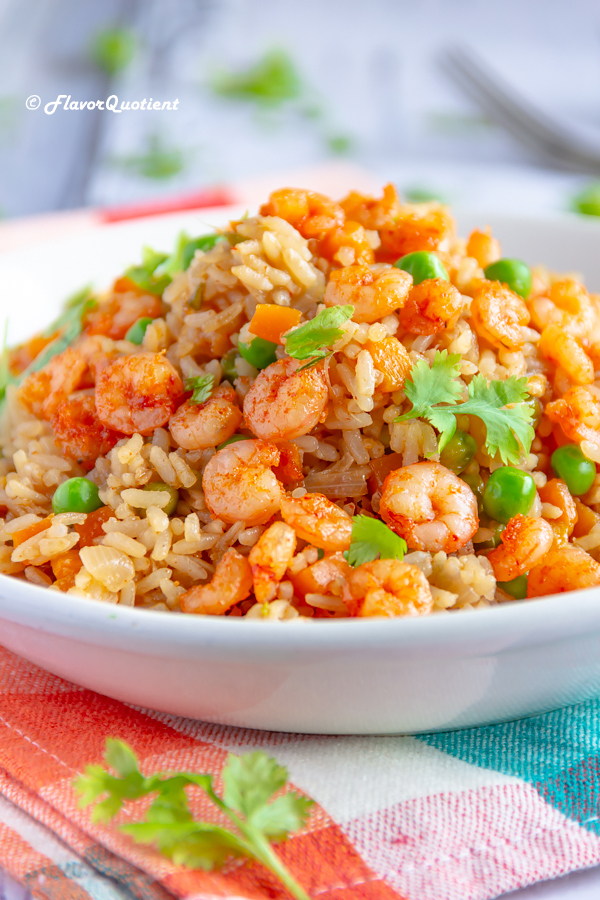 Shrimp Fried Rice | Easy Asian Shrimp Fried Rice Recipe - Flavor Quotient