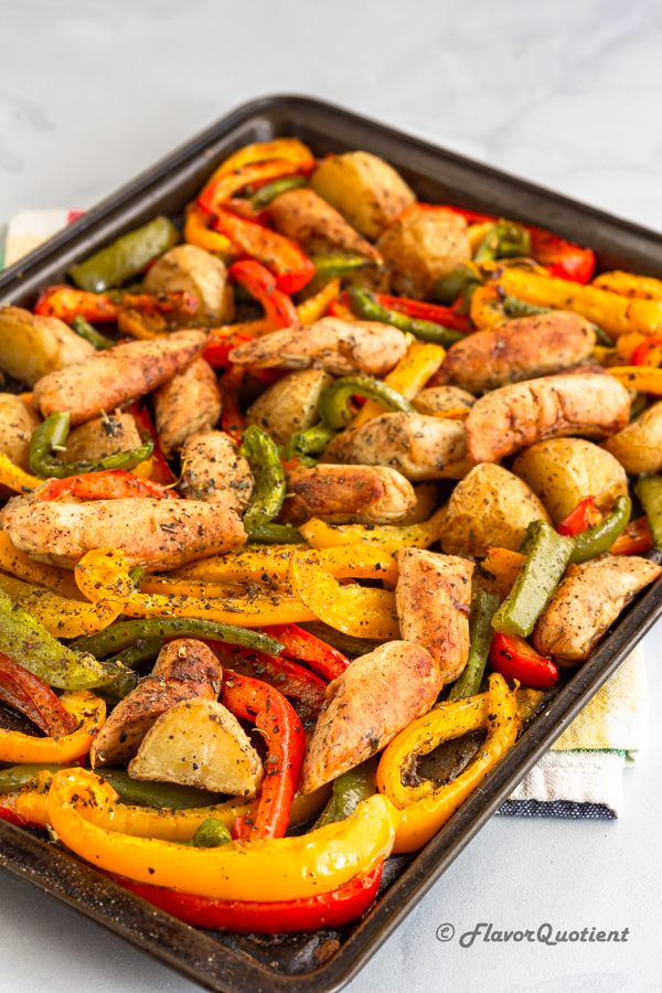 Baked Sausage and Peppers - Flavor Quotient