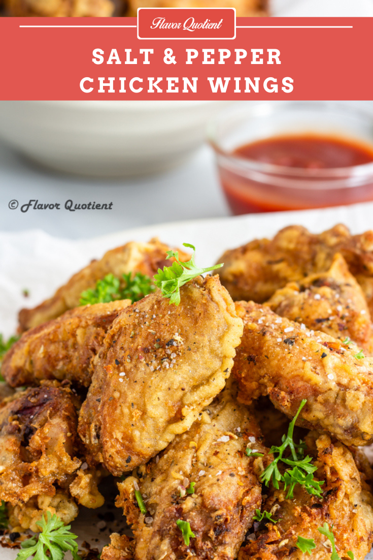 Salt and Pepper Chicken Wings - Flavor Quotient