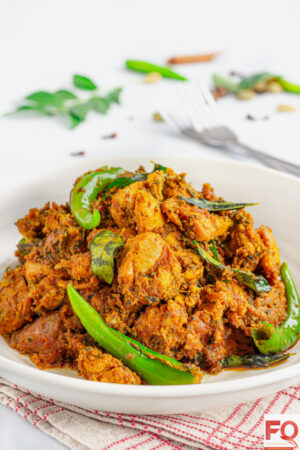 Andhra Style Chicken Fry Spicy Video Recipe - Flavor Quotient