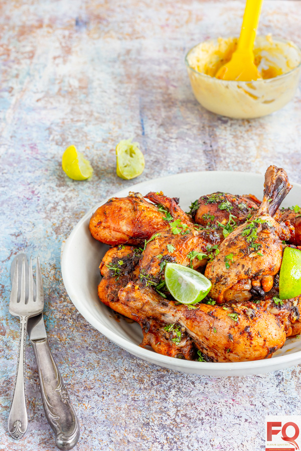 4-Baked Chicken Drumsticks with Lemon and Garlic Butter