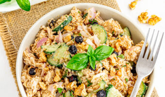 1-Healthy Chicken Quinoa Salad
