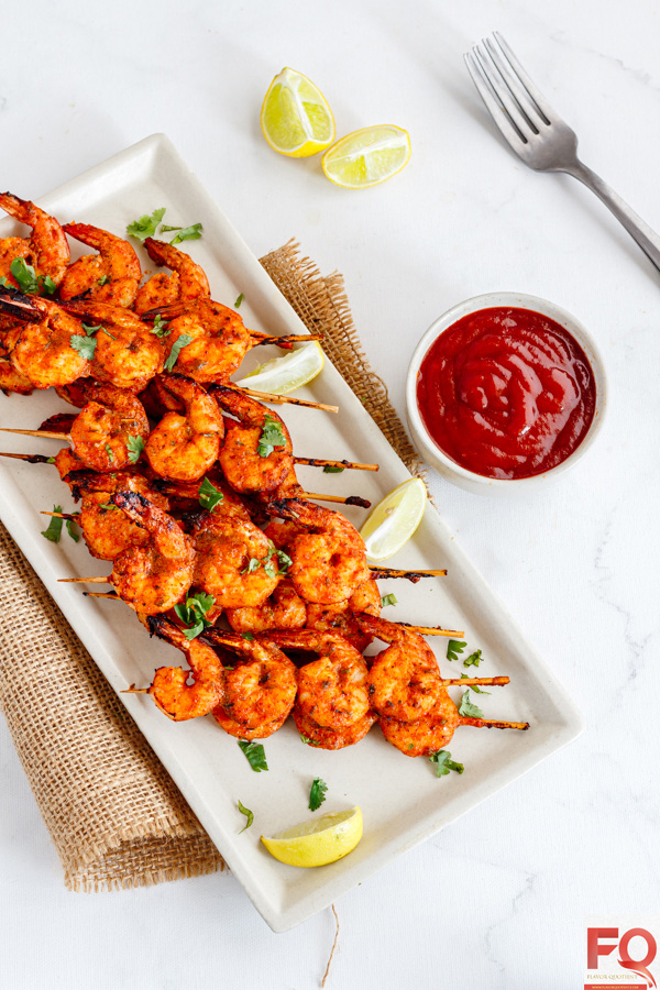 3-Airfryer Shrimps on the Skewers