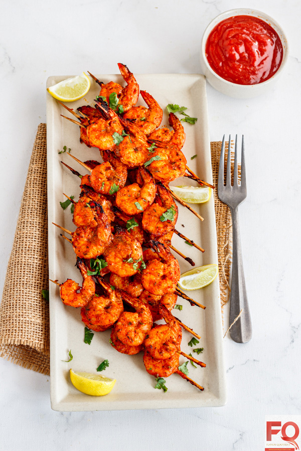 1-Airfryer Shrimps on the Skewers