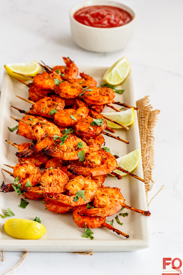 4-Airfryer Shrimps on the Skewers
