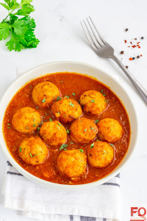 4-Chicken Meatballs in Spicy Gravy