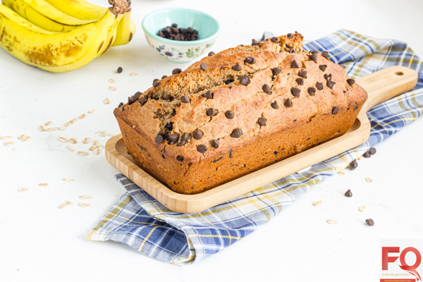 10-Banana Oatmeal Bread with Chocolate Chips