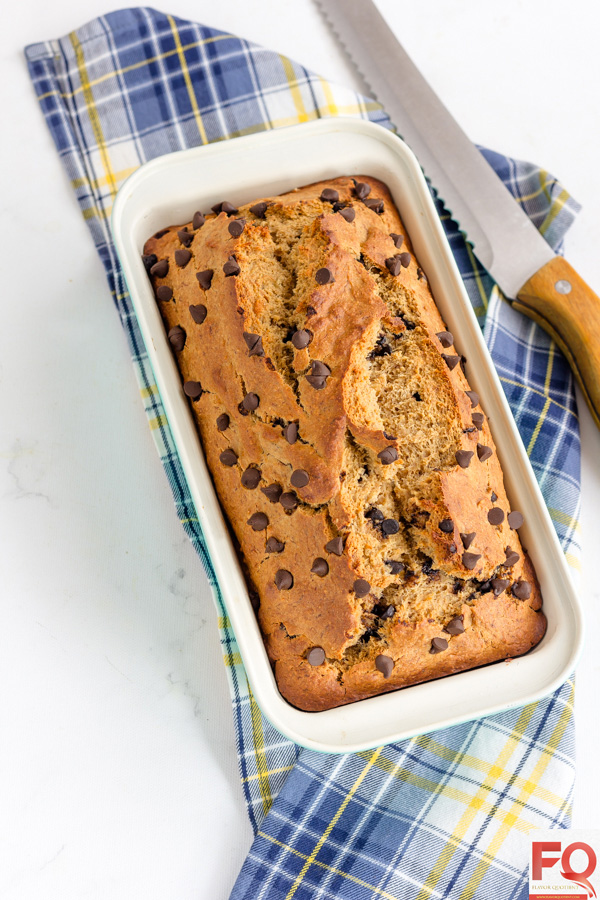 5-Banana Oatmeal Bread with Chocolate Chips