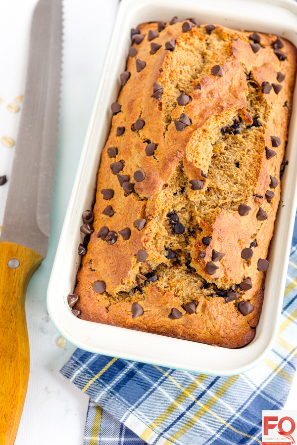 9-Banana Oatmeal Bread with Chocolate Chips