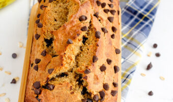 1-Banana Oatmeal Bread with Chocolate Chips