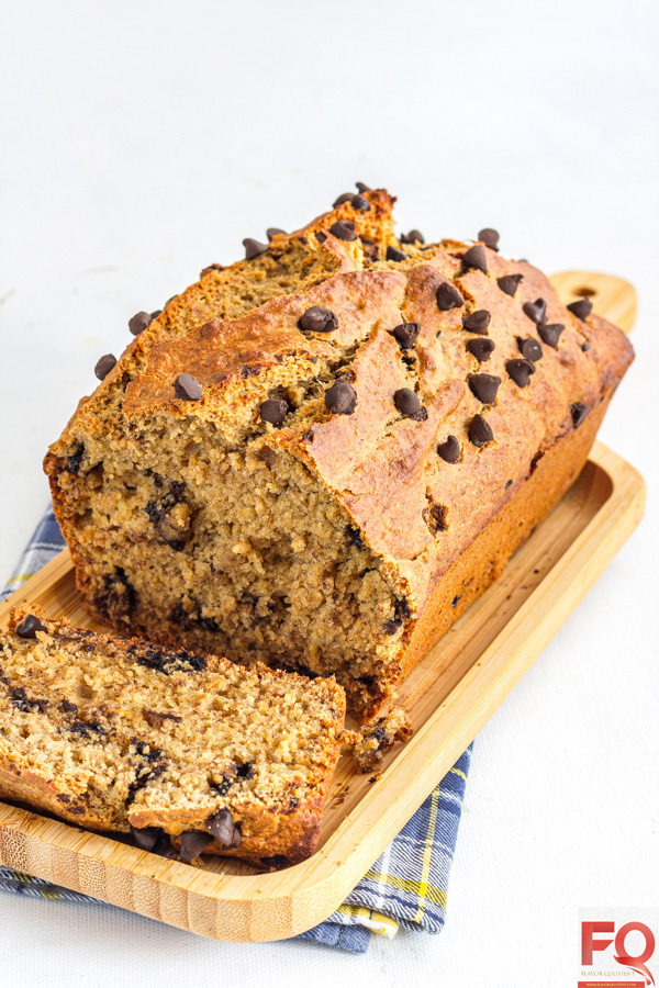 6-Banana Oatmeal Bread with Chocolate Chips
