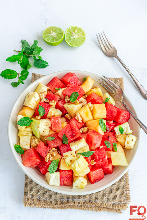 7-Watermelon Pineapple Fruit Salad